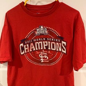 Mens 2011 St Louis Cardinals World Series Tee